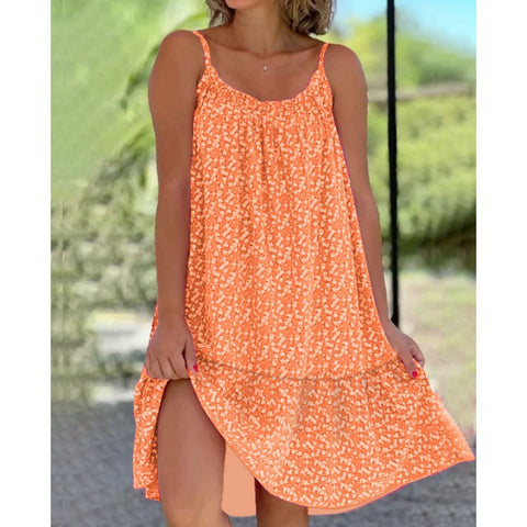 Robe grande taille à imprimé floral et volants M300185 