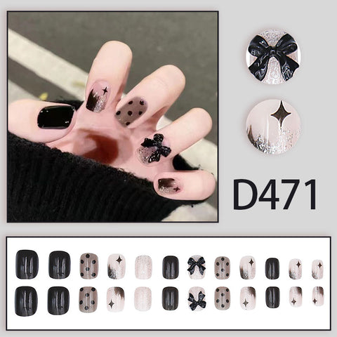 Manucure vent tempérament élégant et frais glace strass transparent amovible portable ongle m5010688