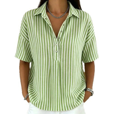 Loose print casual oversize pullover women's clothing M302796