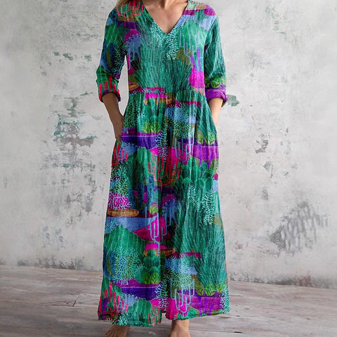 Hängendes Kleid im Slim-Fit-Stil für Damen m301070