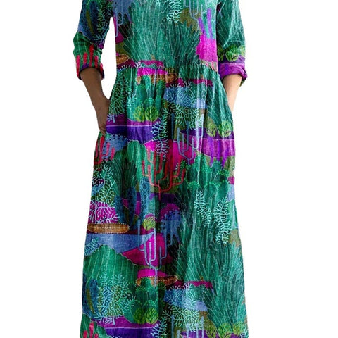 Hängendes Kleid im Slim-Fit-Stil für Damen m301070