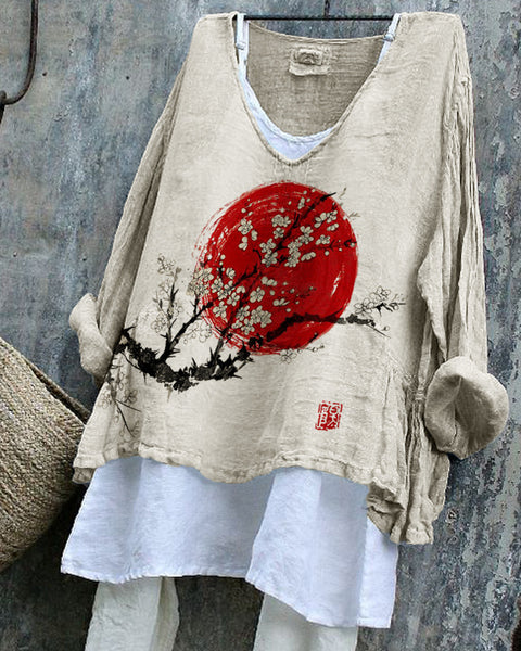 Pull décontracté à manches longues et col rond, imprimé, T-shirt une pièce m301042