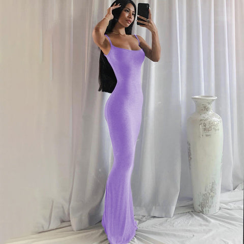 Human peach pure desire slim peach hip suspender long fishtail skirt m301984