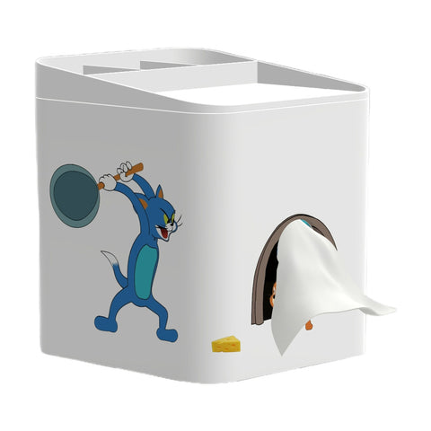 Boîte à mouchoirs en forme de fille, dessin animé, jupe volante, boîte à mouchoirs, jupe à dosettes, visage de fille, carton de pompage, ornement décoratif de bureau mignon m5010683