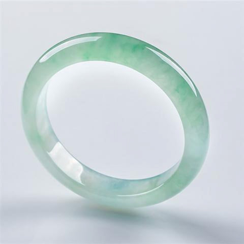 Bracelet Myanmar femme fille produit naturel bracelet fin petit glace flottant vert clair bracelet jade vert m3331244