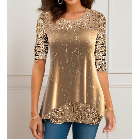 T-shirt col rond imprimé mode M300178 