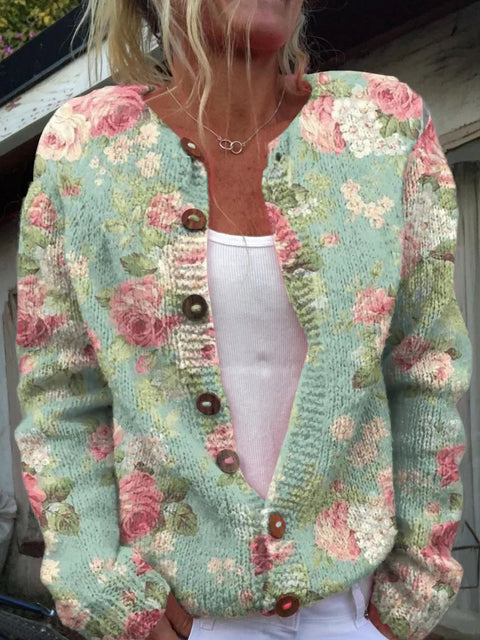 New cardigan knitted jacket women's clothing early spring and autumn source work m301722
