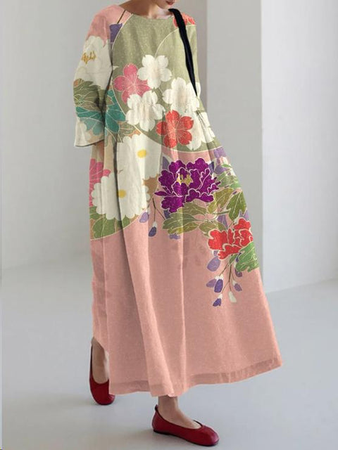 Robe femme à col rond, nouvelle collection m301069 
