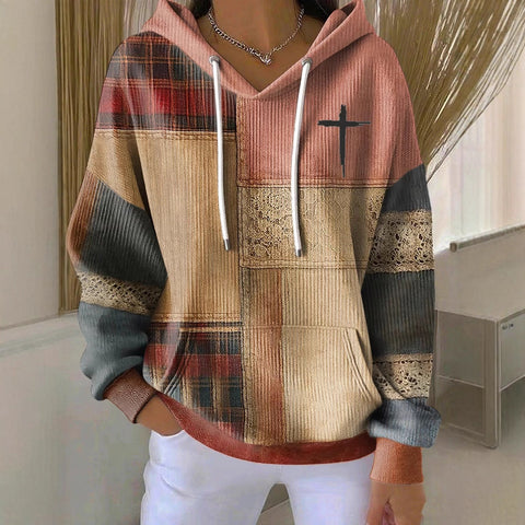 Ladies hooded sweater m302225