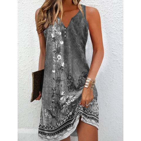 Robe gilet femme imprimé mode jupe longue slim m300024 