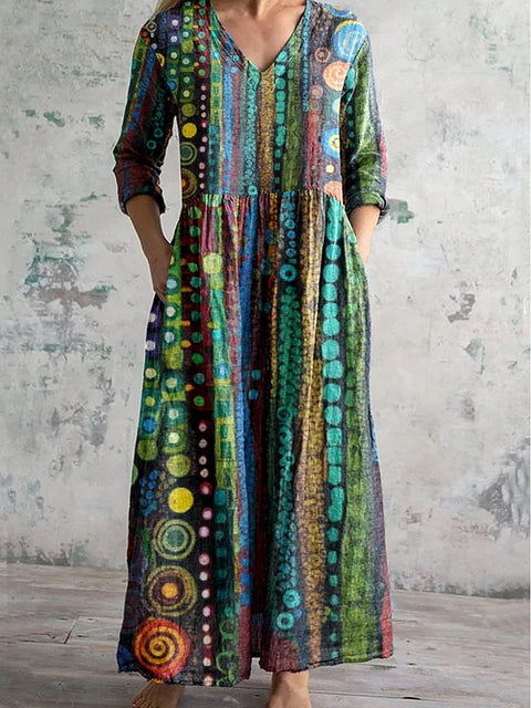 Hängendes Kleid im Slim-Fit-Stil für Damen m301070
