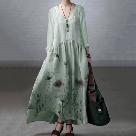 Hängendes Kleid im Slim-Fit-Stil für Damen m301070