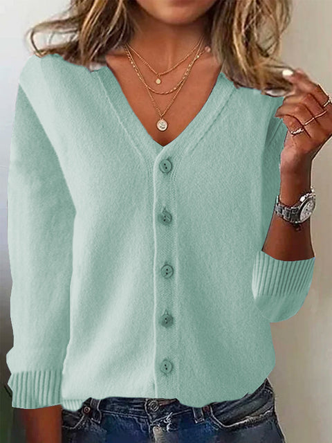 Knitted cardigan women's spring and summer knitted jacket long-sleeved sweater cardigan large size autumn coat women's m301990