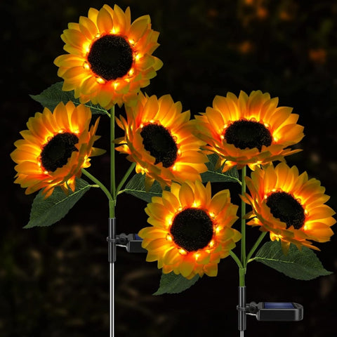 Guirlande lumineuse solaire LED tournesol m3331168