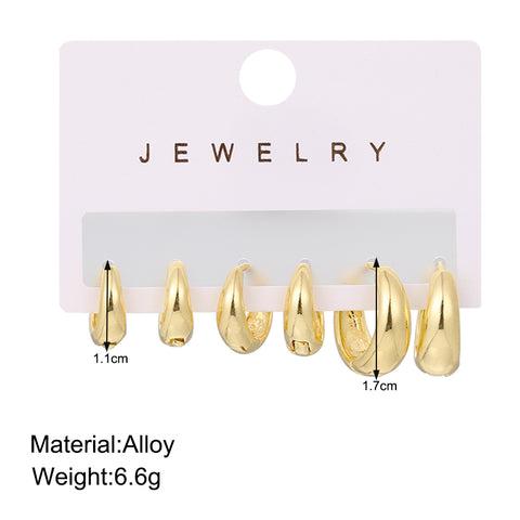 Simple Earrings, High Sense of Personality, Rock Punk Earrings C m3330777