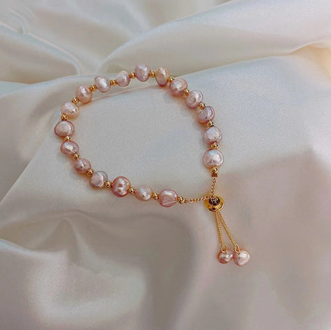 Bracelet en perles de céramique chinoise, bracelet féminin doux et mignon pour fille m3331322