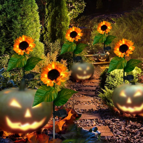 Guirlande lumineuse solaire LED tournesol m3331168