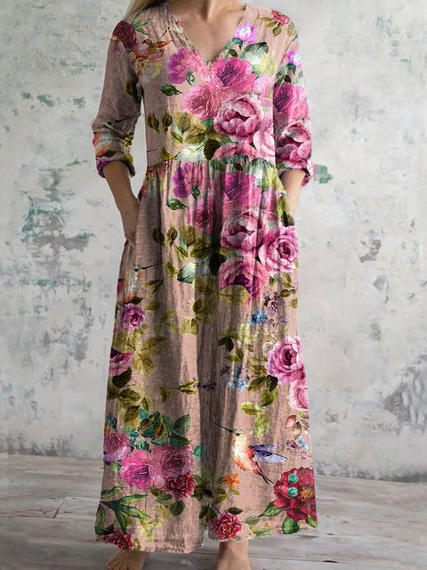 Hängendes Kleid im Slim-Fit-Stil für Damen m301070