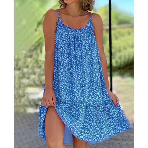 Robe grande taille à imprimé floral et volants M300185 