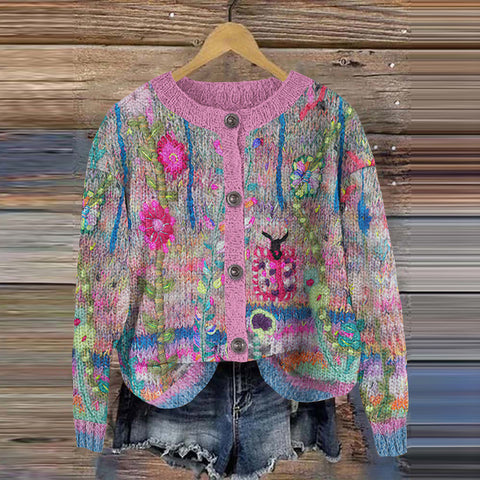 New cardigan knitted jacket women's clothing early spring and autumn source work m301722
