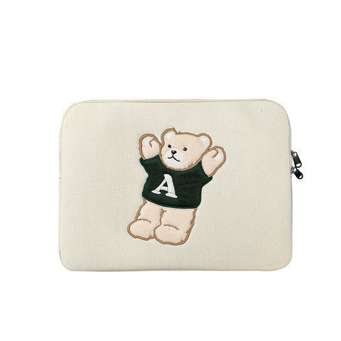 Housse de rangement mignonne pour iPad 13-15 pouces, motif ours AC, m3330820