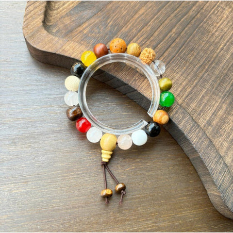 Bracelet à dix-huit graines Duobao Bodhi pierre rouge providence perles de Bouddha à dix-huit fils m3331279 