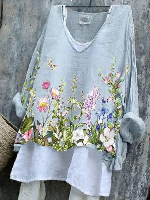 Maillot une pièce à manches longues et col en V, impression numérique 3D m301043