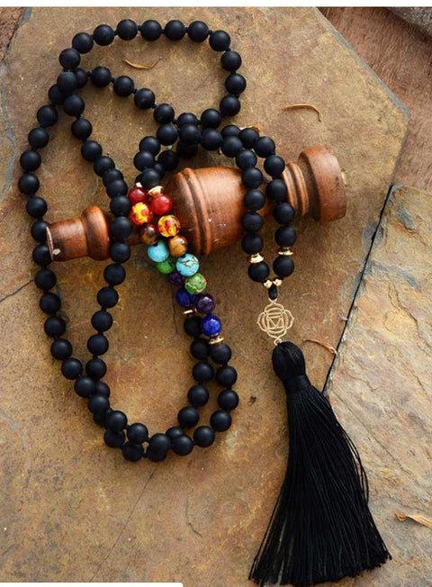 Bracelet Amazon 8 mm avec pendentif œil de Bouddha 108 lotus m3331231