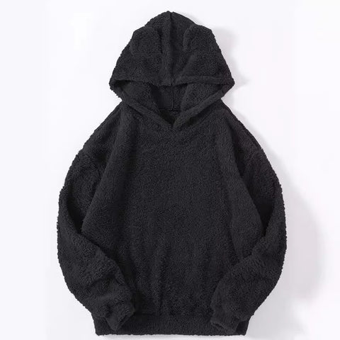 Neuer flauschiger Thermopullover mit Hasenohren und Kapuze m300439 