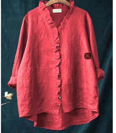 Damen T-Shirt mit Rundhalsausschnitt und lockerem Druck in Übergröße, m301365 