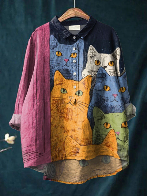 T-shirt ample à col ras du cou pour femme, grande taille, décontracté, imprimé, m301279 