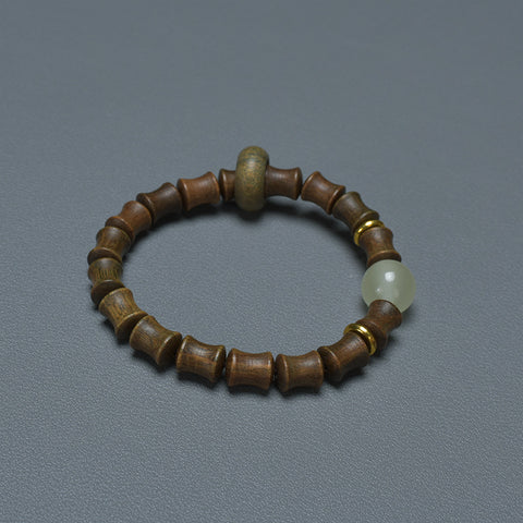 Bracelet à dix-huit graines Duobao Bodhi pierre rouge providence perles de Bouddha à dix-huit fils m3331279 