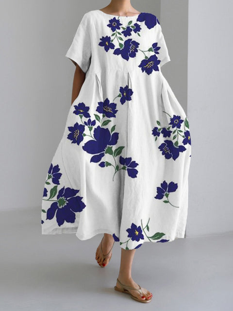 Robe pendulaire en coton imitation 3D pour femme, modèle artisanal, m301038