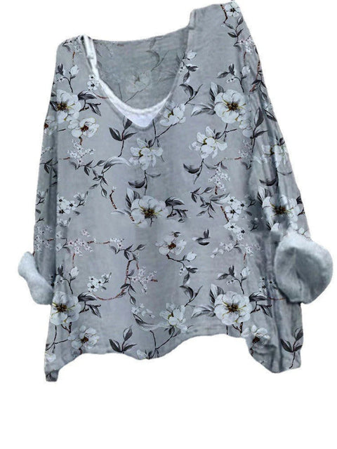 Pull décontracté à manches longues et col rond, imprimé, T-shirt une pièce m301042