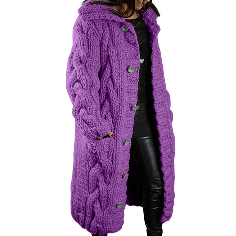 Veste pull grande taille à simple boutonnage m300561 