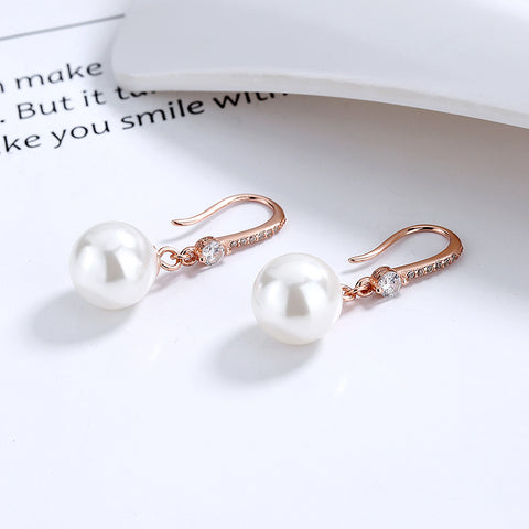 Boucles d'oreilles en argent pur et perles Zhen M3331125