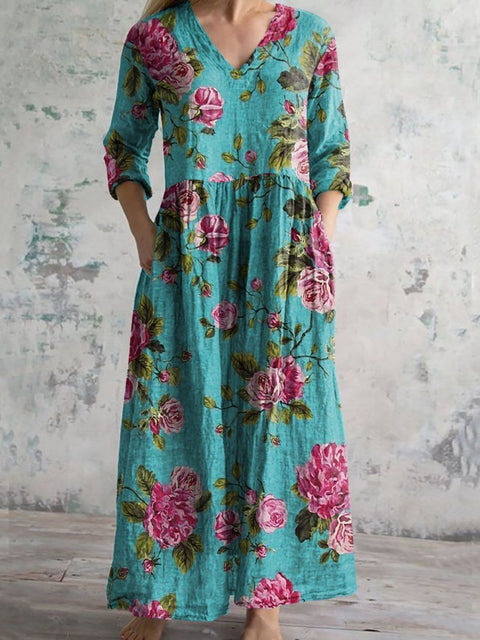 Hängendes Kleid im Slim-Fit-Stil für Damen m301070