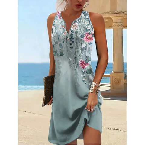 Robe gilet femme imprimé mode jupe longue slim m300024 