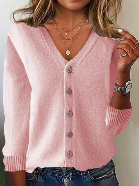 Knitted cardigan women's spring and summer knitted jacket long-sleeved sweater cardigan large size autumn coat women's m301990