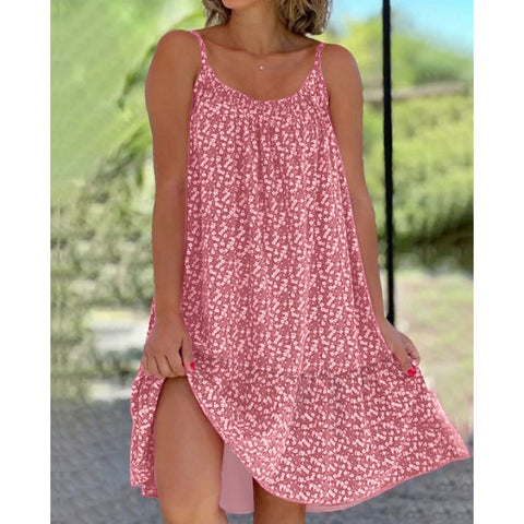 Robe grande taille à imprimé floral et volants M300185 
