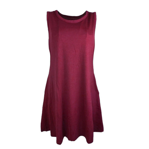 Robe gilet sans manches à poches m300967 