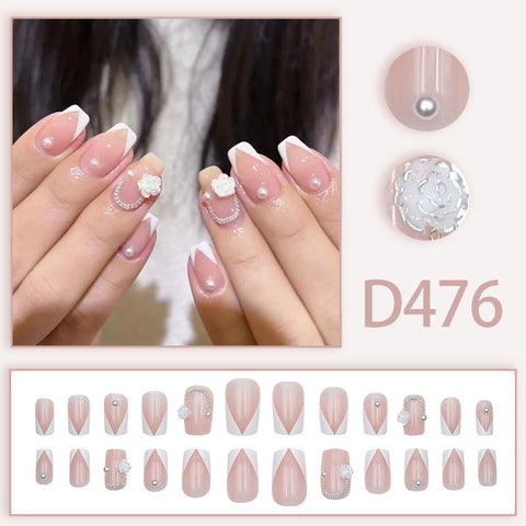 Manucure vent tempérament élégant et frais glace strass transparent amovible portable ongle m5010688