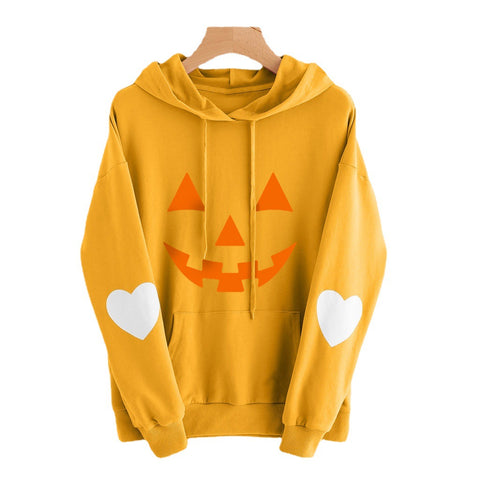 Sweat-shirt ample à capuche imprimé décontracté pour femme M300224 