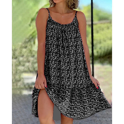 Robe grande taille à imprimé floral et volants M300185 