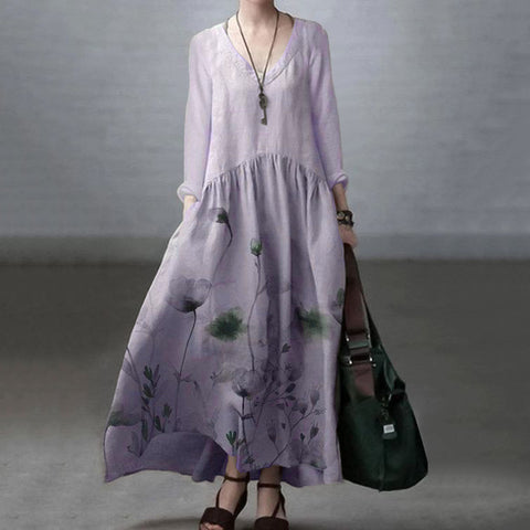 Hängendes Kleid im Slim-Fit-Stil für Damen m301070