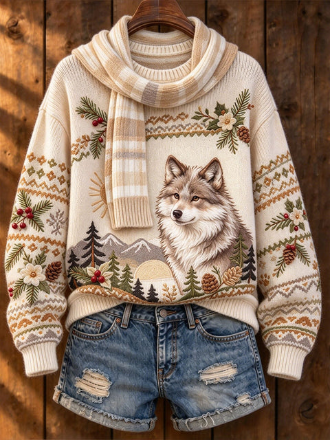 Huacai woolen sweater women sweater cartoon digital printing FF303420 02