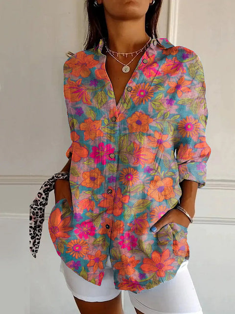 Chemise à sept manches, imprimé animal 3D, m301214 