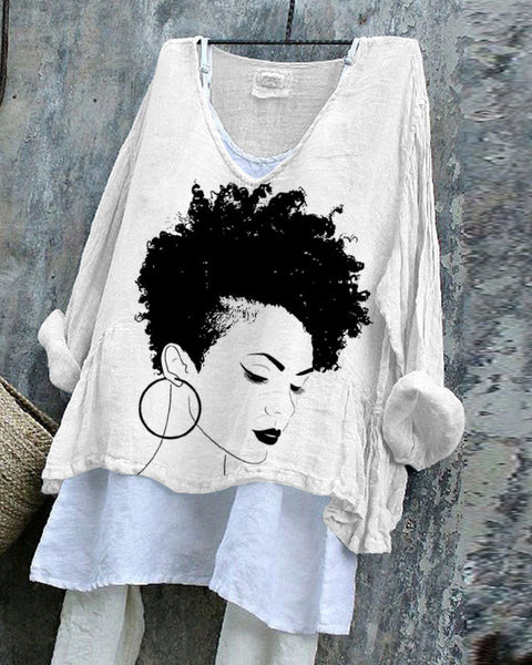 Pull décontracté à manches longues et col rond, imprimé, T-shirt une pièce m301042