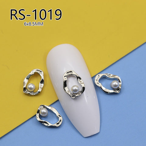 Bijoux d'ongles creux style baroque vintage, motif zircon, modèle m3331220