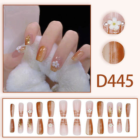 Manucure vent tempérament élégant et frais glace strass transparent amovible portable ongle m5010688